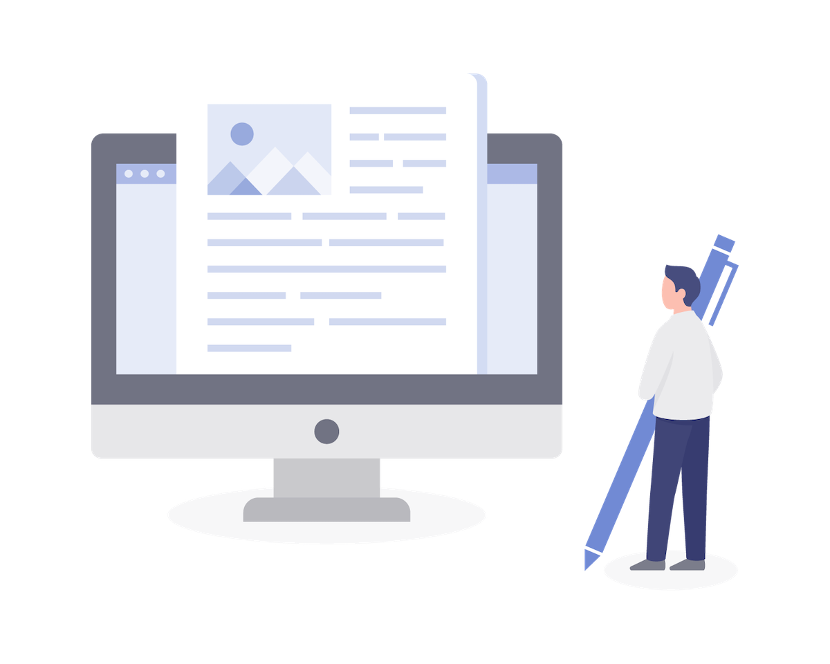 Webライティングイラスト